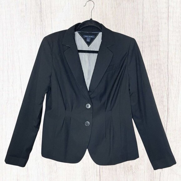 TOMMY HILFIGER Women’s 2-Button Black Blazer, Medium - Picture 1 of 9